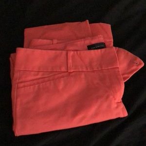 The limited coral Capri pants